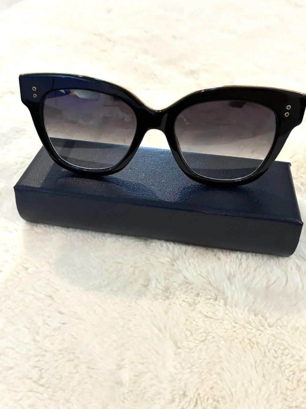 Dita DAY TRIPPER 22031-A Black/Gold Frame Sunglasses Grey Lens 55-20-145